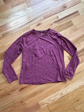 Spyder Women's Long Sleeve Crew Neck Top - Plum Heather